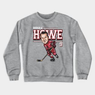 Gordie Howe Detroit Cartoon Crewneck Sweatshirt